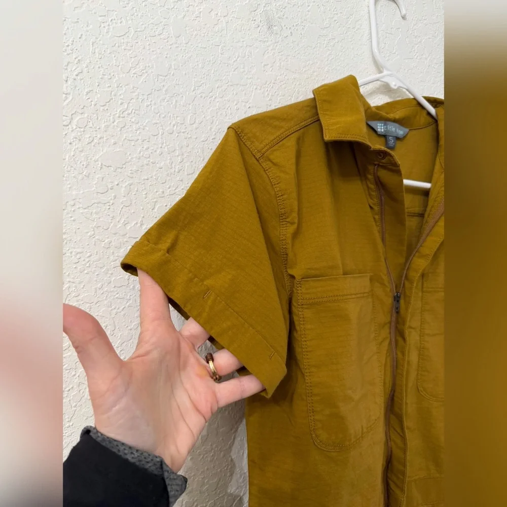 Title Nine Rosie Utility Short Sleeve Romper - S - Picture 6 of 15